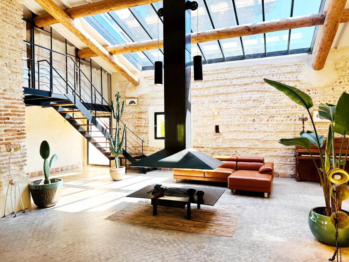 Magnifique Loft - Piscine - Tennis - Babyfoot Nîmes Exteriér fotografie