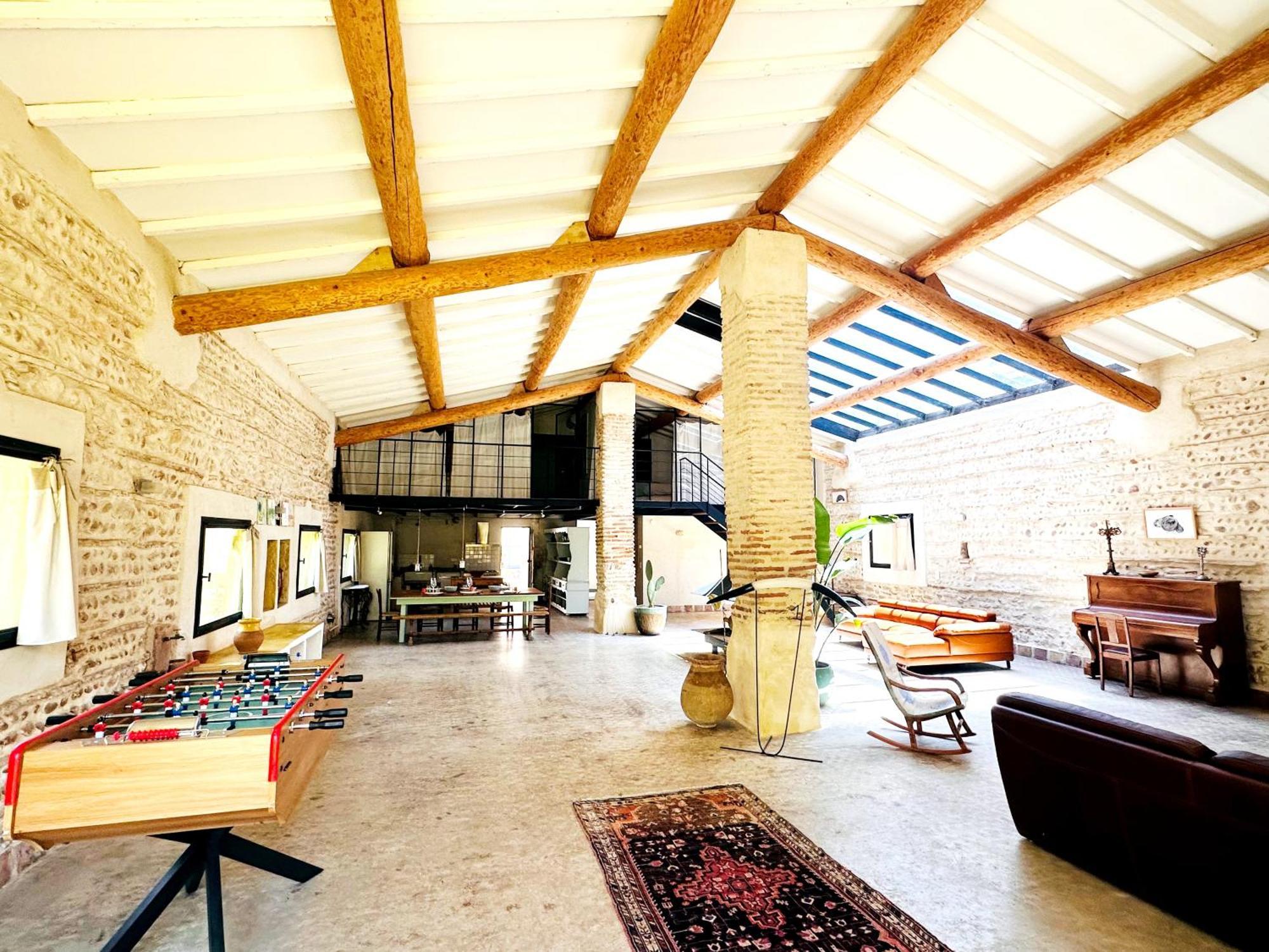 Magnifique Loft - Piscine - Tennis - Babyfoot Nîmes Exteriér fotografie