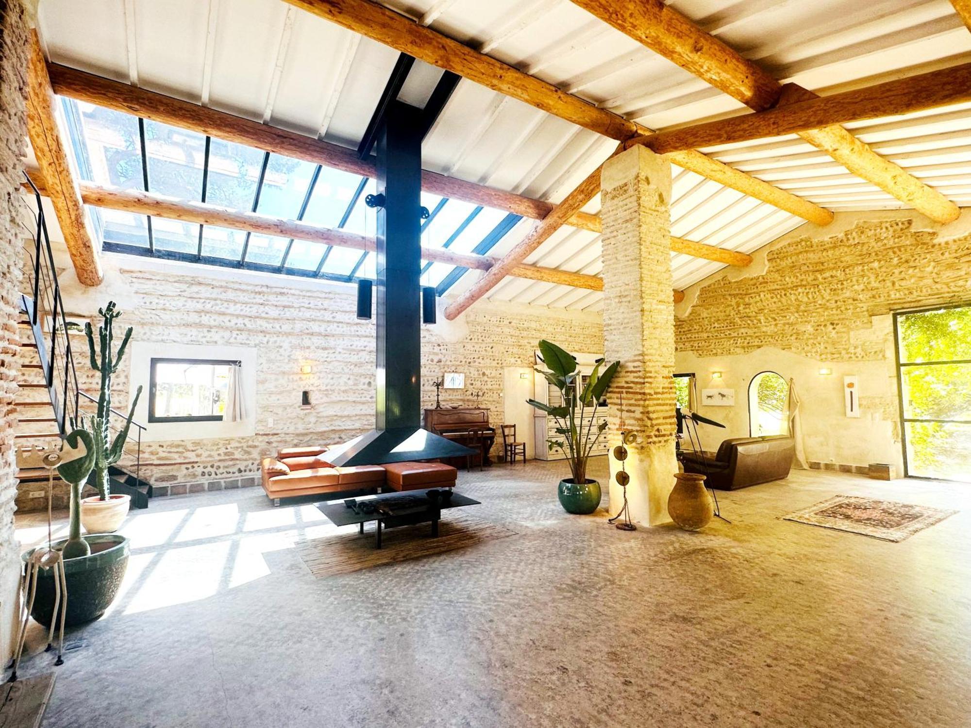 Magnifique Loft - Piscine - Tennis - Babyfoot Nîmes Exteriér fotografie